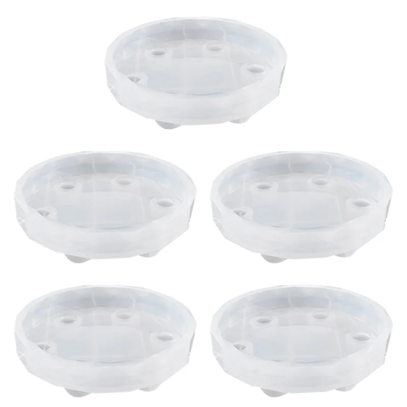 

AOAO-5X New Creative Mini Resin Table Mold Silicone Mold Epoxy Mold Exhibition Table Mold Diy Crafting Tools(Molds Only)