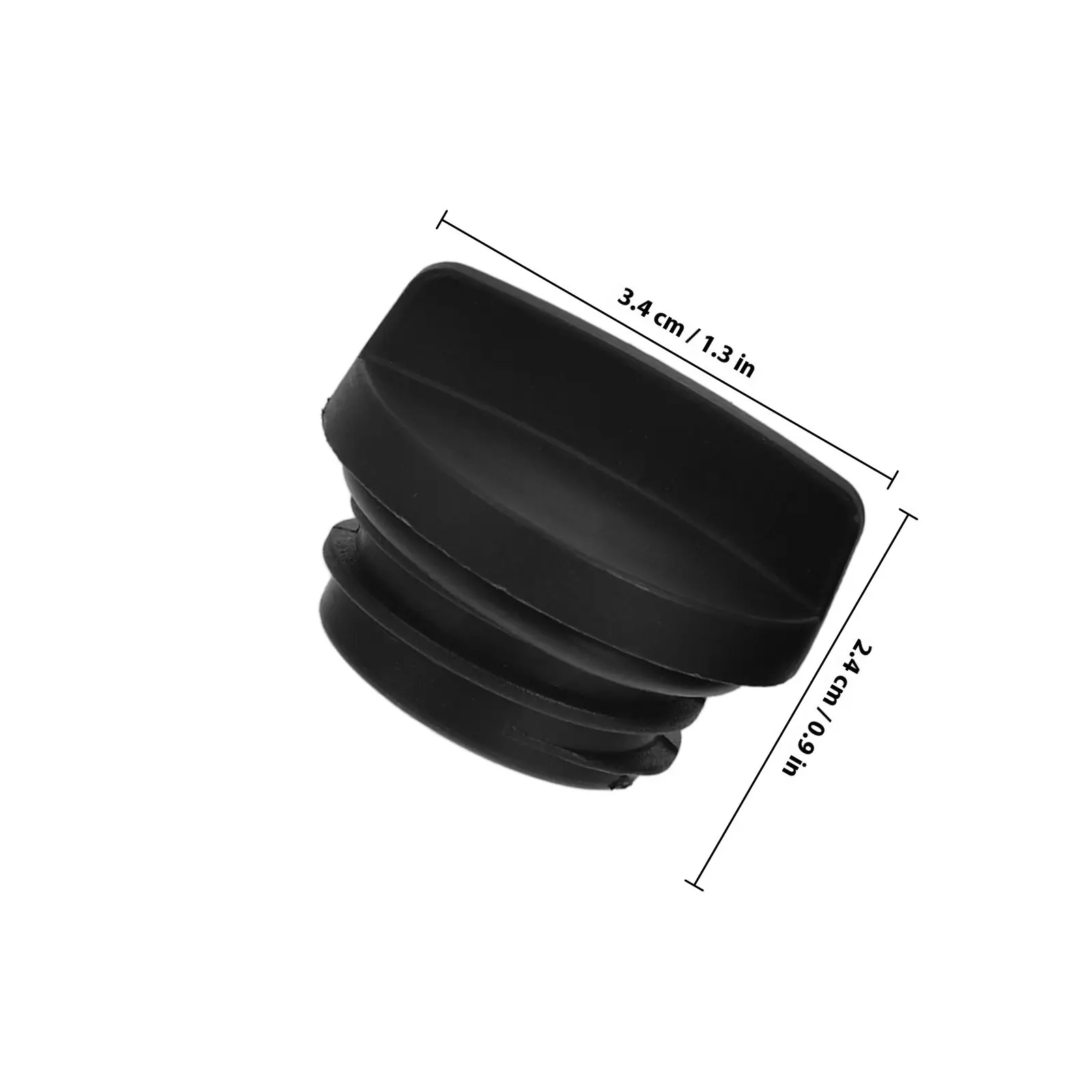 2Pcs Outdoor Umbrella Base Lid Set Waterproof Drainage Hole Cover 3Cm Inner Diameter Uv Resistant PVC Patio Parasol Cap