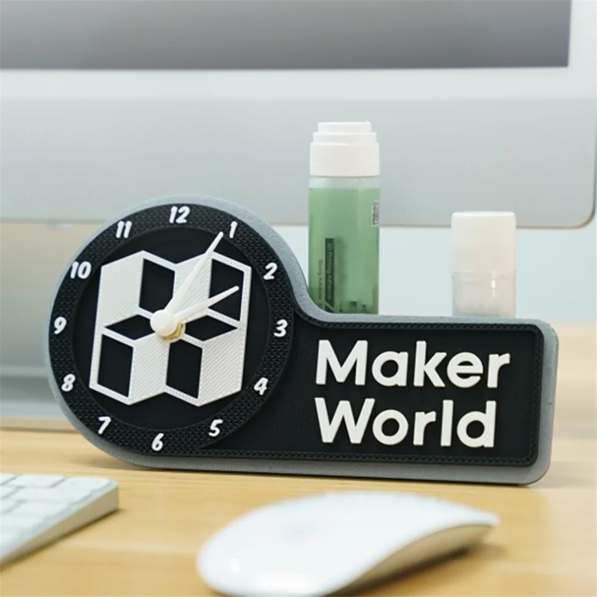 

For Bambu Lab 3D Printer DIY Creative Model Clock MH011 Components Kit for 3D Printing DIY Creative Gift A010
