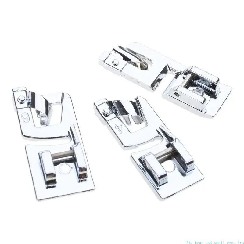 581C 3 Pieces Narrow Rolled Hem Foot Sewing Hemming Set Narrow Rolled Hem Presser