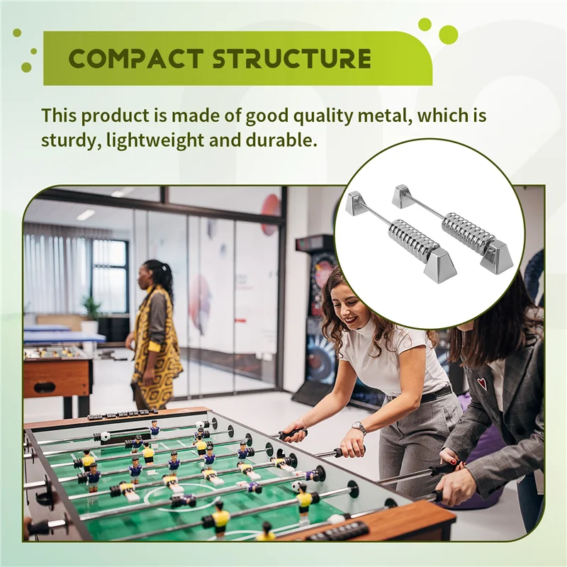 B93B-Upgrade 2 pezzi contatore di calcio da tavolo in metallo 10 numeri contatore di punteggio indicatore per tavolini da biliardino standard