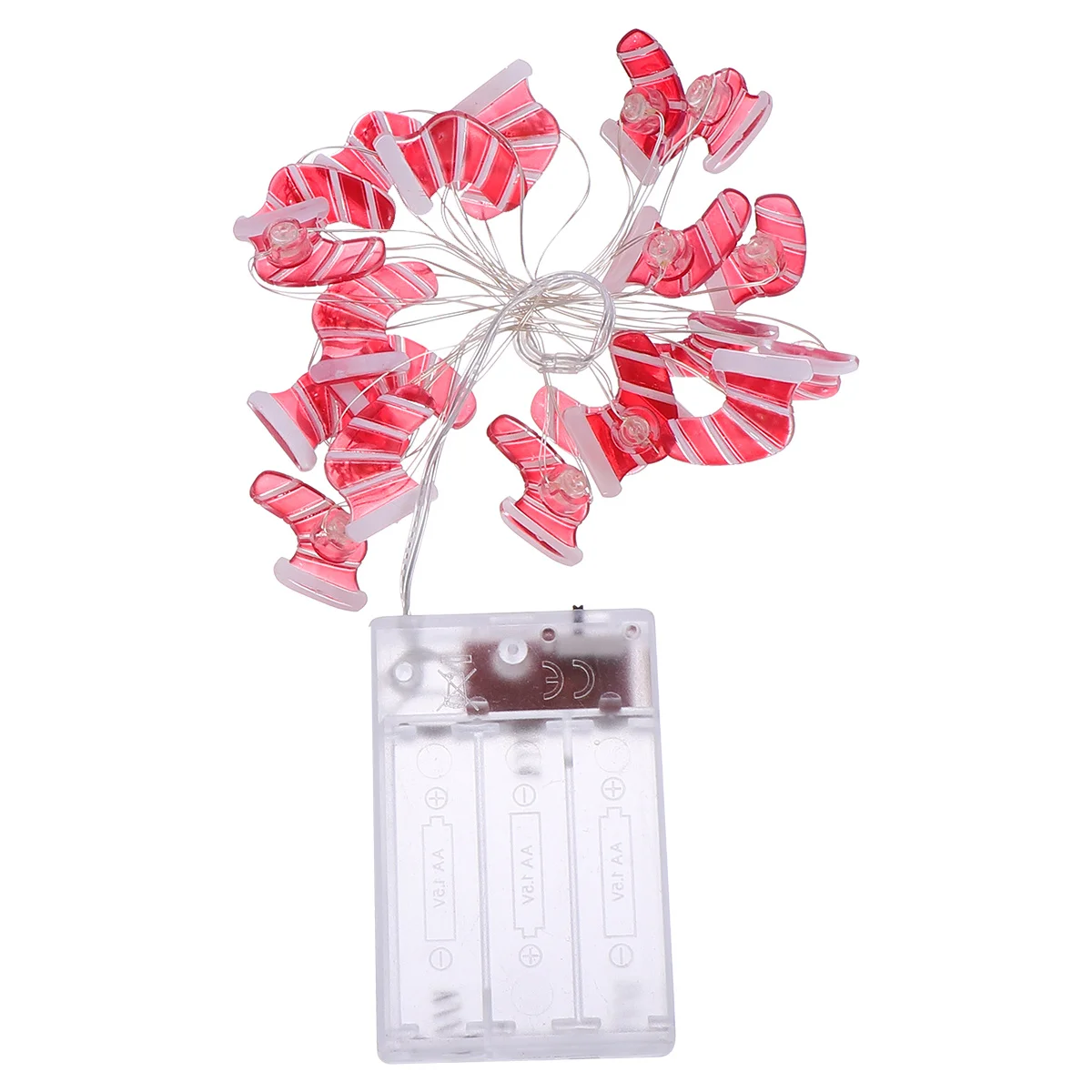 20 المصابيح عيد الميلاد جورب شكل سلسلة أضواء قسط الأسلاك النحاسية LED ديكور للداخلية في الهواء الطلق عطلة حفلة حديقة Ktv بار مول #6