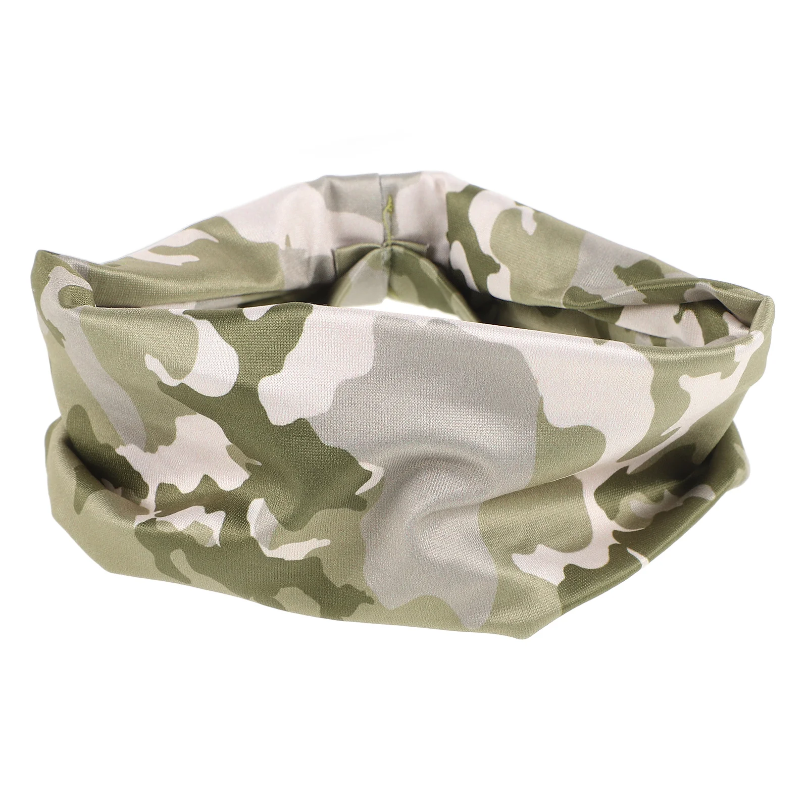 

2pcs Sweat Bands Camo Moisture-Wicking Non-Slip Sports Headband For Running Cycling Yoga Basketball Gym Workout
