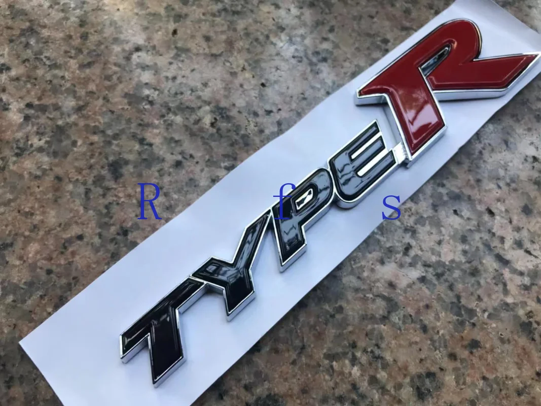 2022 per Honda Civic Type R Logo decalcomania 4dr berlina nero lucido CIVIC Typr lettere emblema accessori