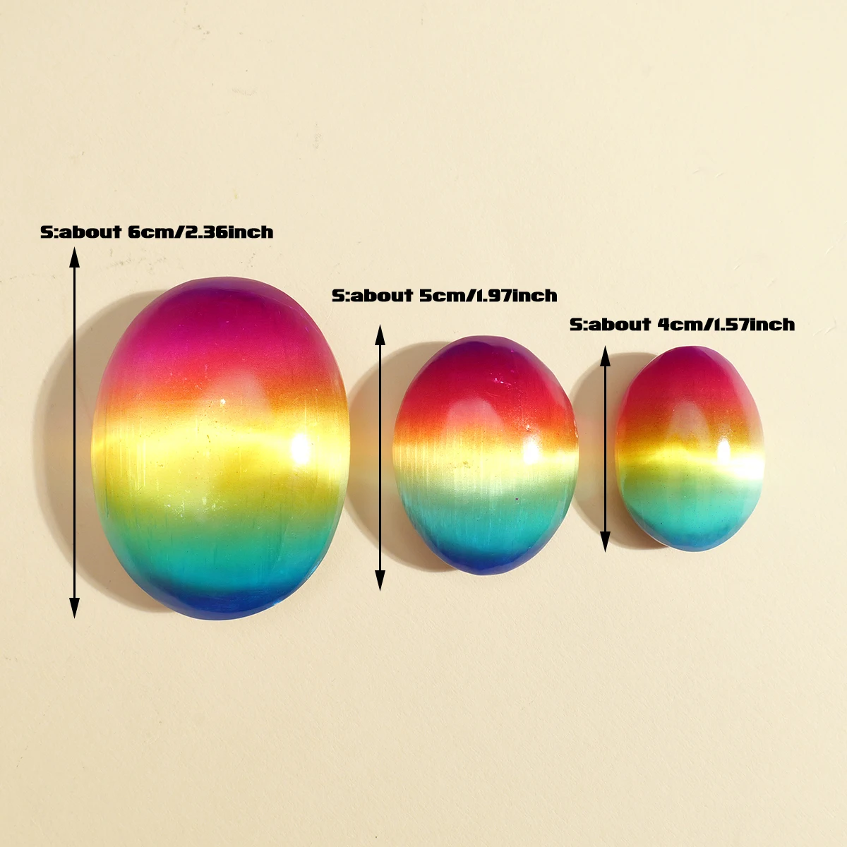 1PC Natuurlijk Kristal Regenboog Aura Seleniet Spelen Met Vingertop Speelgoed Handen Training Massage Steen Vinger Flexibiliteit Trainer