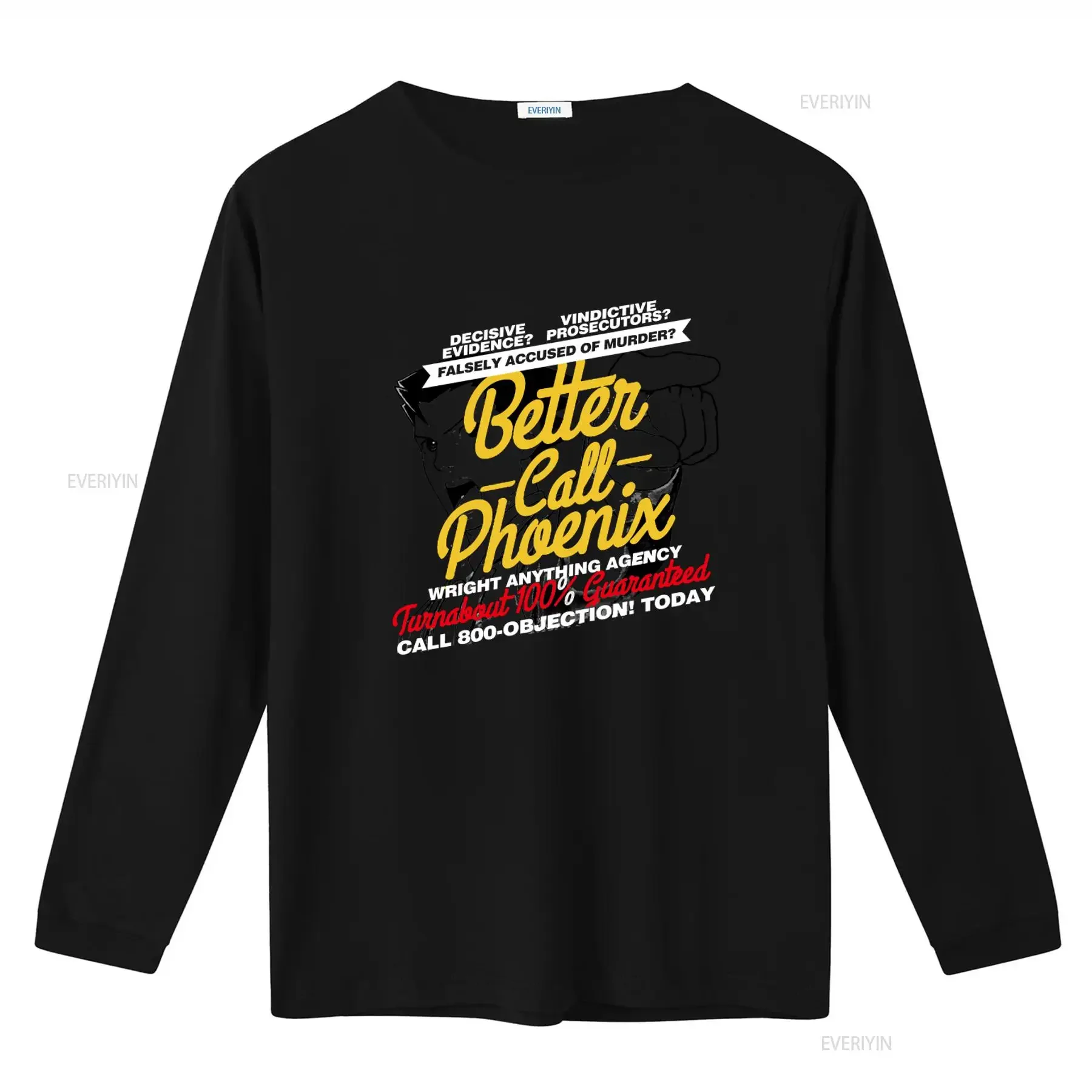 Ace Attorney Better Call Phoenix Wright Gaming T Shirt Vindictive Prosecutors Decisive Evidence Falsely Accused 100 Guaranteed