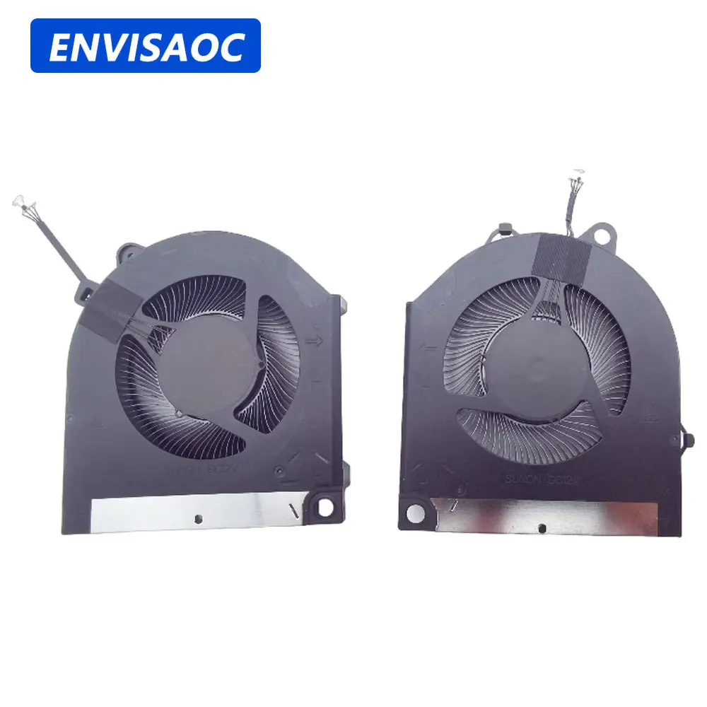 Ventilador de Resfriamento OEM 12V para CPU e GPU de Laptops Dell Gaming G15 5530 G16 7630, Dissipador de Calor, Ventiladores Cooler ND8CC11 ND8CC12 C290 C280