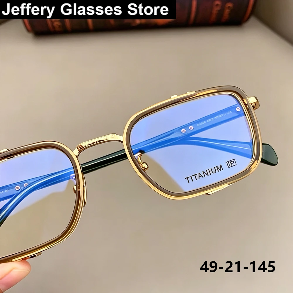 japanese-vintage-square-acetate-titanium-glasses-frame-e005-fashion-brand-design-retro-carving-eyeglasses-art‑deco-eyewear-gold