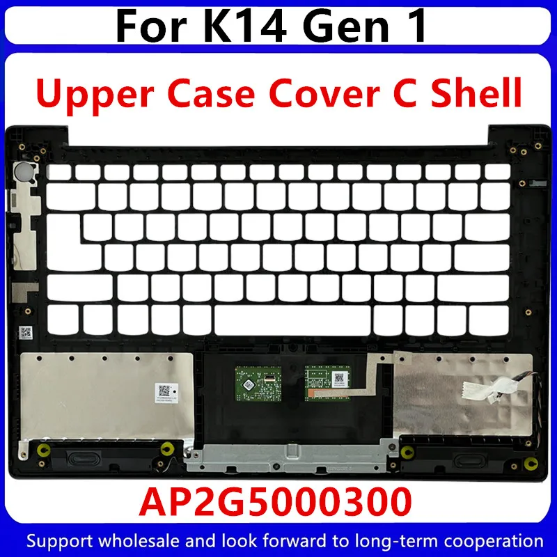 Tampa superior do portátil para Lenovo, Caso do descanso da palma do teclado, Touchpad Shell, Gen 1, AP2G5000300, Novo