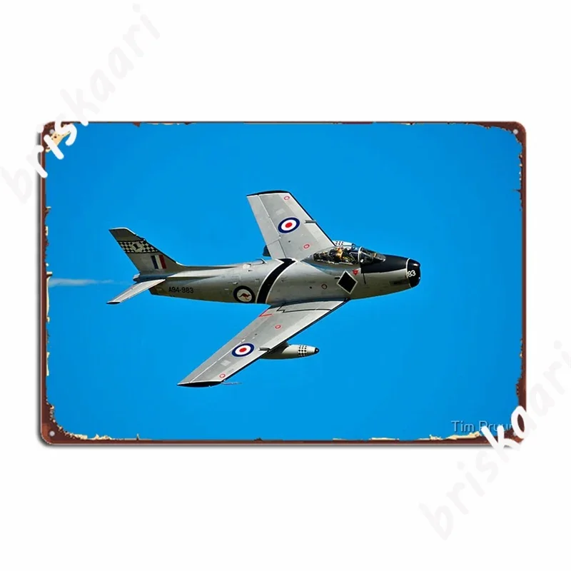 Cac Ca-27 Sabre, A94-983, 76 Squadron, Raaf Metal Signs Wall Cave Home Classic Garage Decoration Tin sign Posters