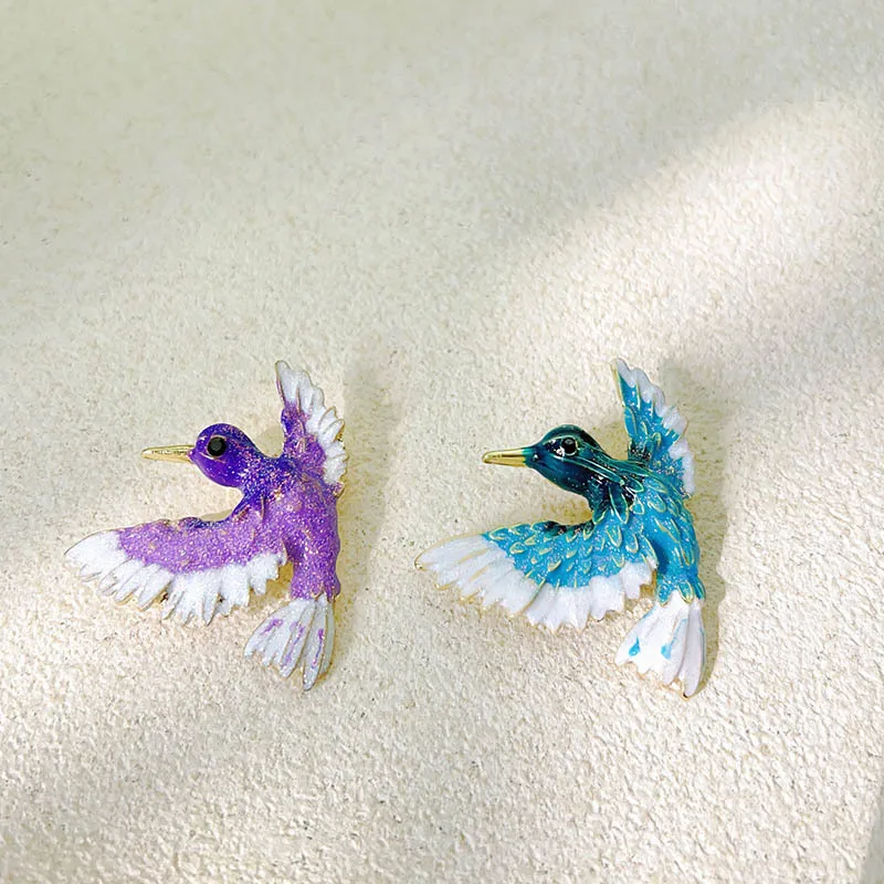 

Высококачественная брошь в виде птицы в китайском стиле, женская элитная брошь, нишевые булавки в стиле ретро с животными, элитное пальто