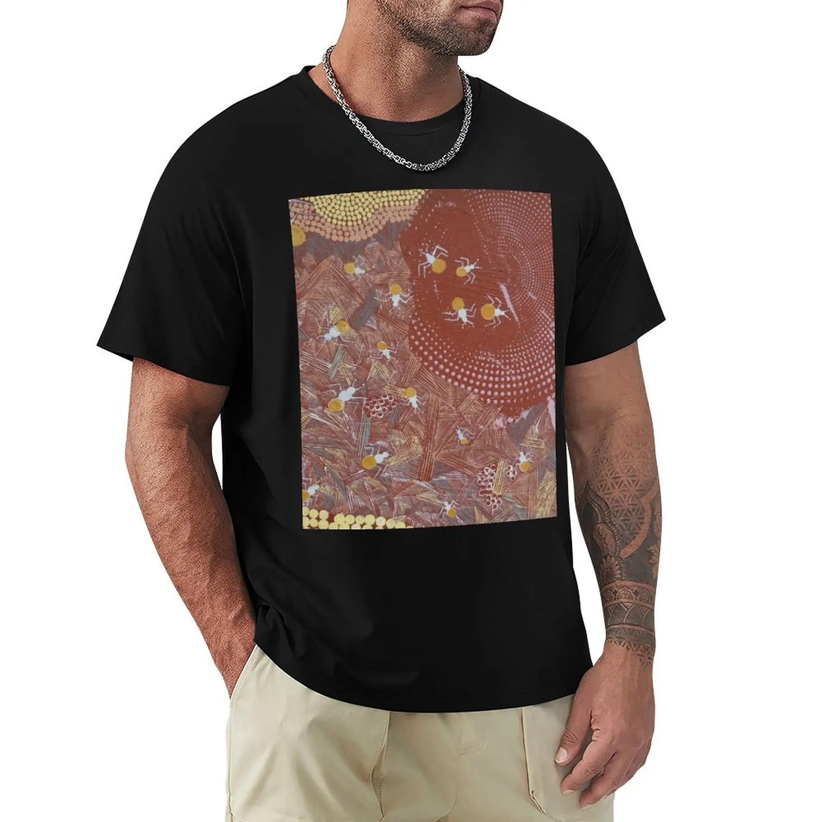 

Honey Ants T-Shirt street wear basketball graphic tees mens graphic t-shirts hip hop