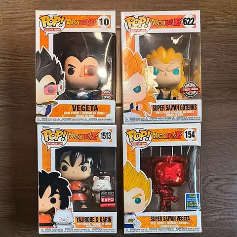 FUNKO POP Original Dragon Ball Z SUPER SAIYAN GOTENKS 622 Action Figure Toys for Boys Girls Gift Collectible Model Ornaments