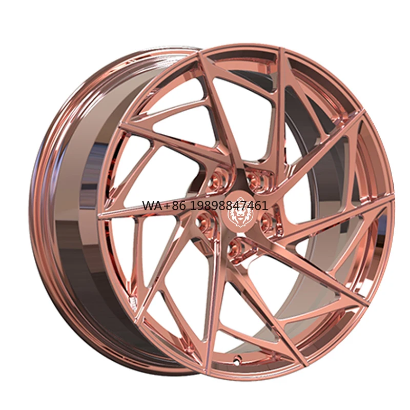 

Attractive Design Electroplated Rose Gold Sport Car Wheels 19x8.5 19x9 5x114.3 18 Inch Forged Alloy Wheels for hyundai Elantra