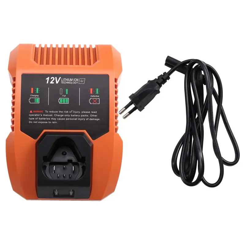 

Аккумулятор A93Z для электроинструментов AEG - для литиевых аккумуляторов Ridgid 12В 2.0Ач 6.0Ач LL1230 L1215 R82059, вилка EU