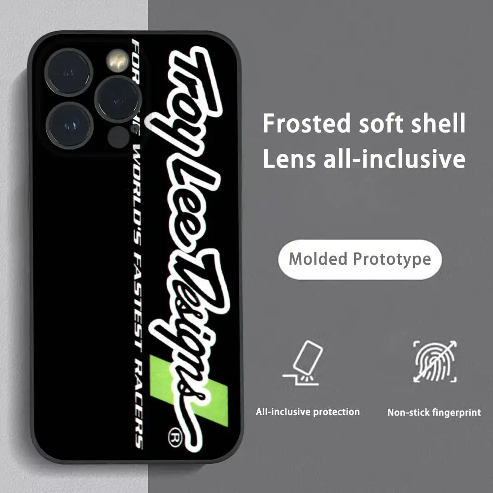حافظة لهاتف آيفون 16 15 14 13 Pro Max Plus Mini Black Frosted Soft Shell Funda