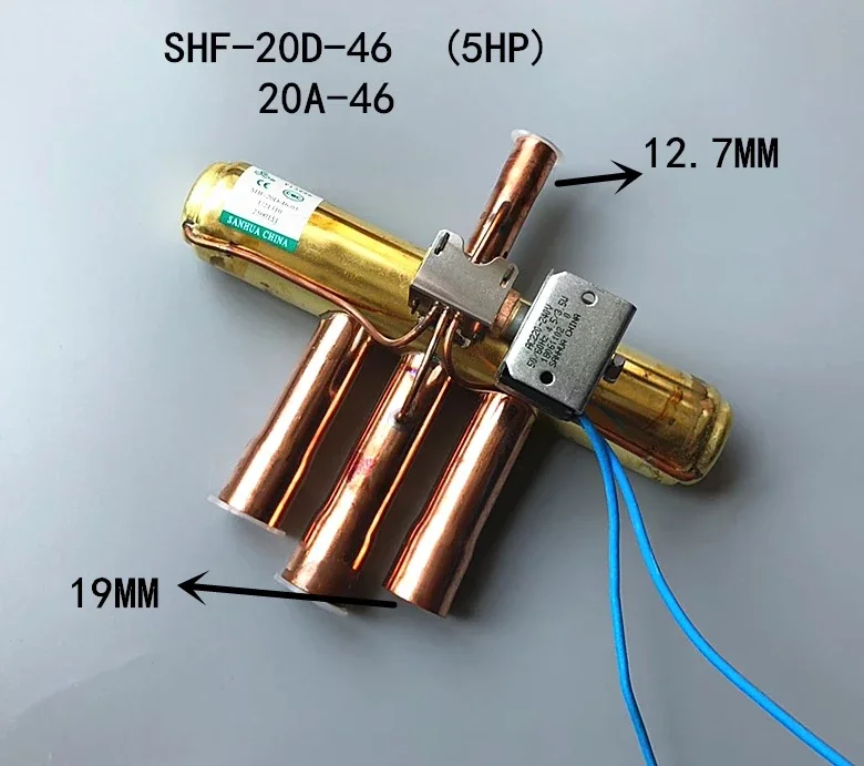 Sanhua – pompe à chaleur à quatre voies, vanne d'inversion avec bobine AC220V 1-5P, climatisation