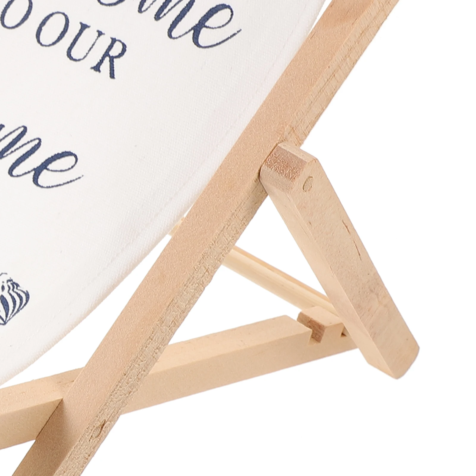 

Beach Chair Large Ornaments Decorations Home Coastal Model Deck Room Miniature Decors Office