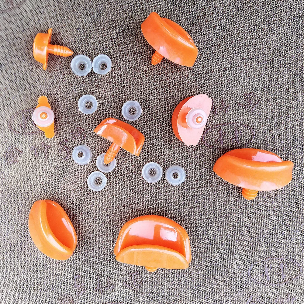 10pcs Duck Lalafanfan Safety Mouth Dolls Toy Making Accessories For Stuffed Toys Snap Animal Puppet Knitting Doll Craft