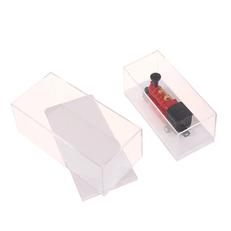 

1:64 Scale Car Model Display Box Transparent Acrylic Dustproof Case Hard Cover Collectible Miniature Figure Toy Protection