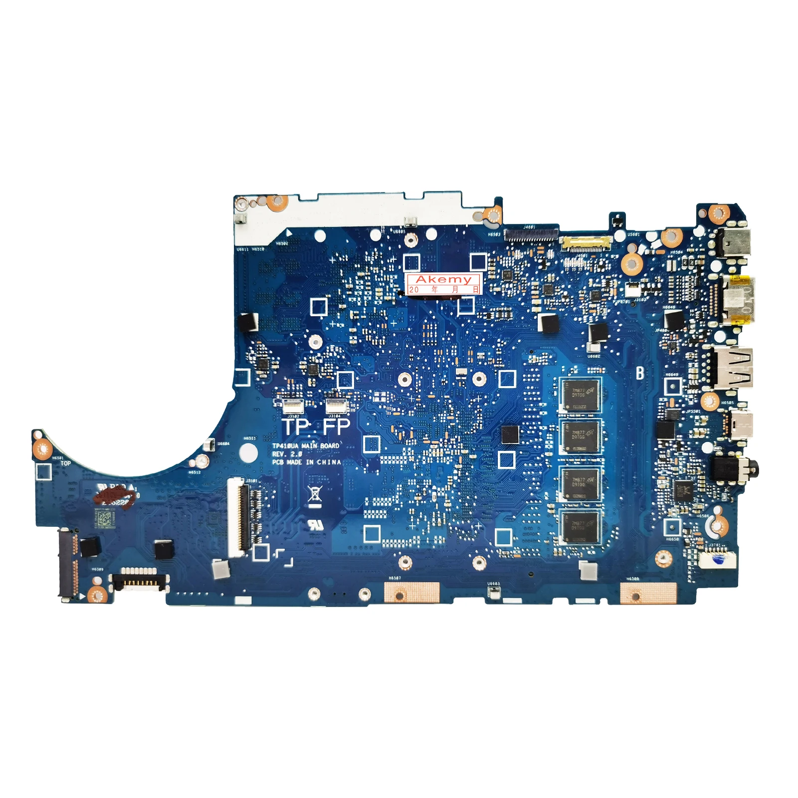 TP410UA Notebook Mainboard For ASUS TP410U TP410UR TP410UF Q405UA Q405U Laptop Motherboard CPU i3 i5 i7 7th/8th Gen 4G/8G RAM