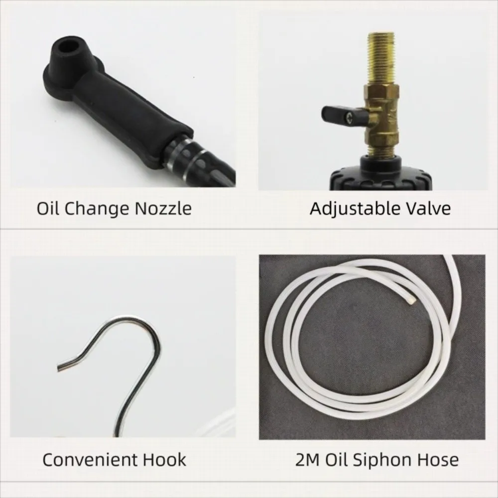 Pneumatic Brake Oil Replacement Tool 1L 0.75L 100 PSI Operation Air Brake Dual Oil Pot Pipe Brake Fluid Injector Kit
