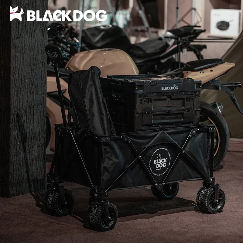 

Naturehike-BLACKDOG Traveling Trolley 150L High-Capacity Folding Detachable Outdoor Portable Wheelbarrow Sundries Storage Cart