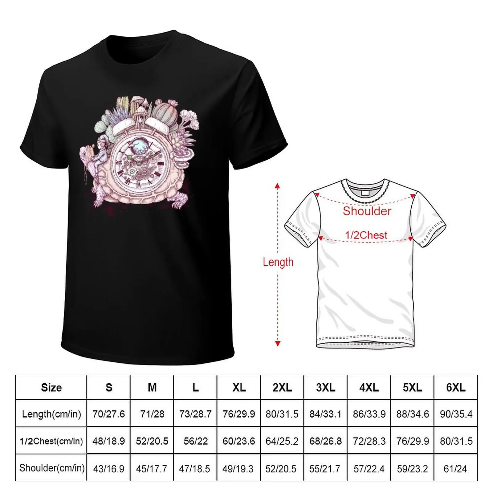 slow alarm clock T-Shirt t shirts for man cotton funny T-Shirt