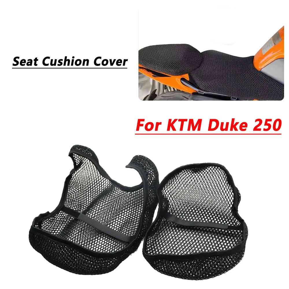 

For KTM Duke 250 Duke250 2019-2022 Motorcycle Seat Sunscreen Mesh Cushion Cover Thermal Insulation Honeycomb Seat Cushion Cover