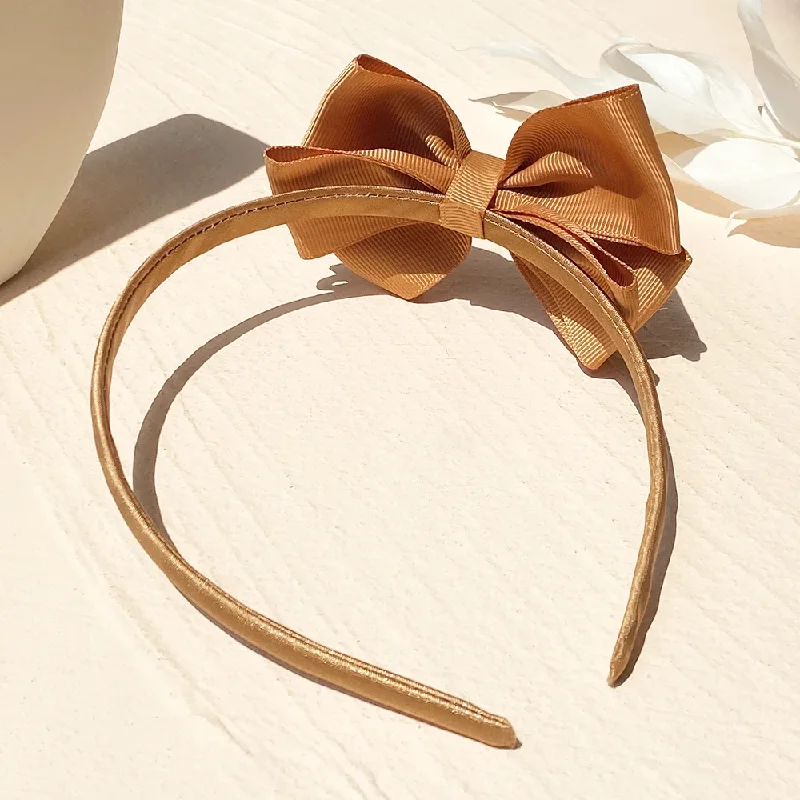 1 Piece Bows Hairbands for Baby Girls Ribbon Handmade Hair Cute Bowknot Solid Headband Headwear Baby Hair Accessories