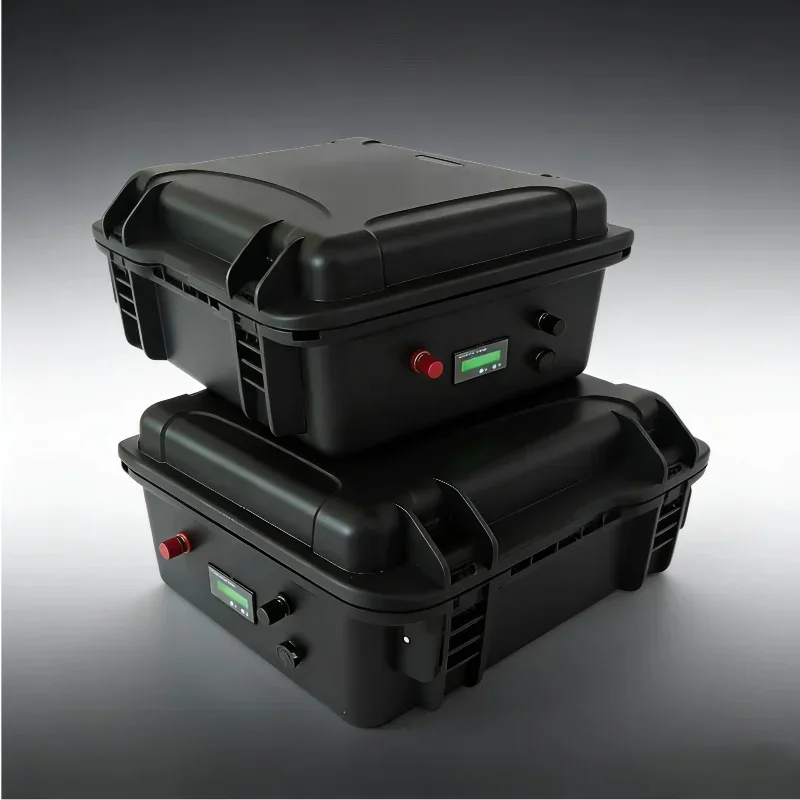 48V Waterproof LiFePO4 Battery 20Ah-200Ah  Lithium Iron Phosphate Battery Built-in BMS Deep Cycle Rechargeable Battery for Marin