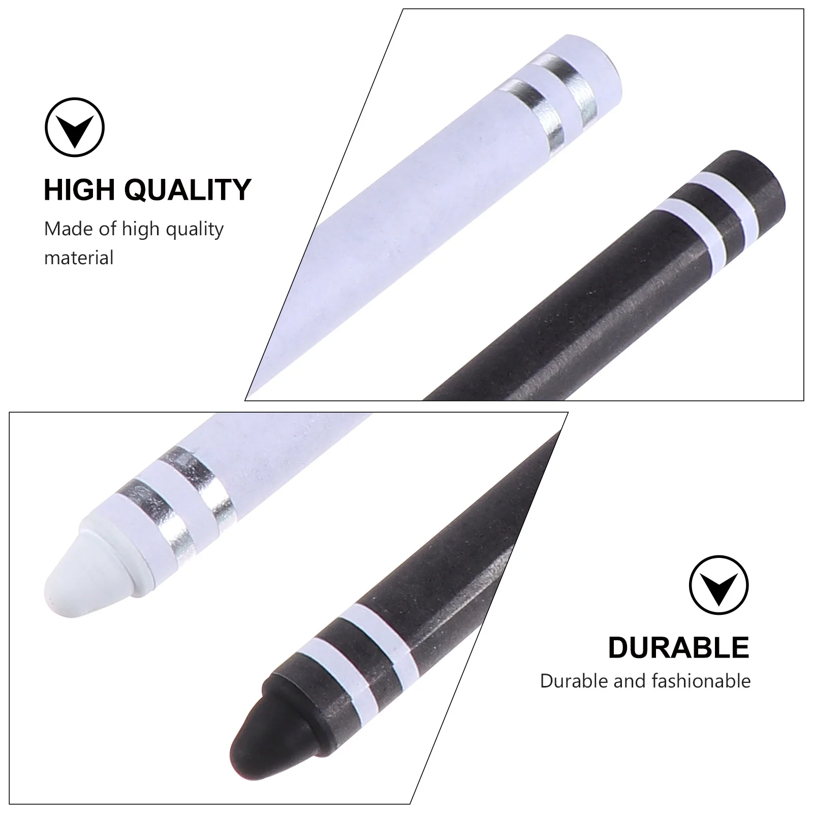 

2 Pcs Capacitive Pen Tablet Stylus Pencil for Silica Gel Toddler Pens