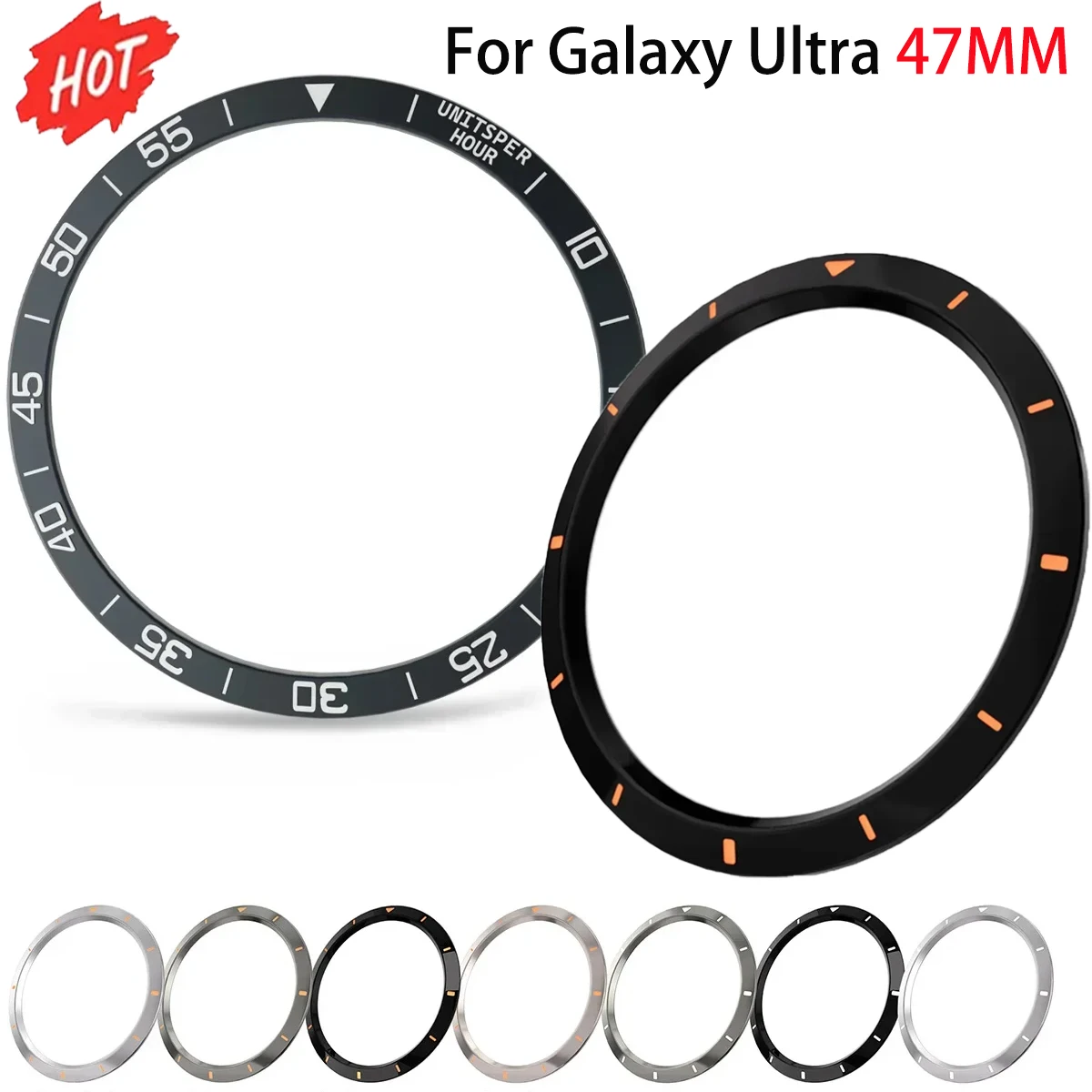 Protector Case Bezel Ring Case For Samsung Galaxy Watch Ultra 2025 2024 7/8 Ultra 47mm metal steel frame case accessories