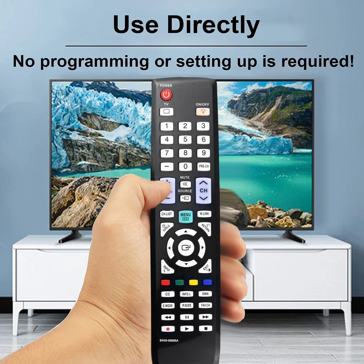 A57G-BN59-00695A Reemplazo remoto para Samsung LCD Plasma TV PN63A650T1F PN50A650 PN50A650T1F PN58A650 PN58A650T1F PN63A650