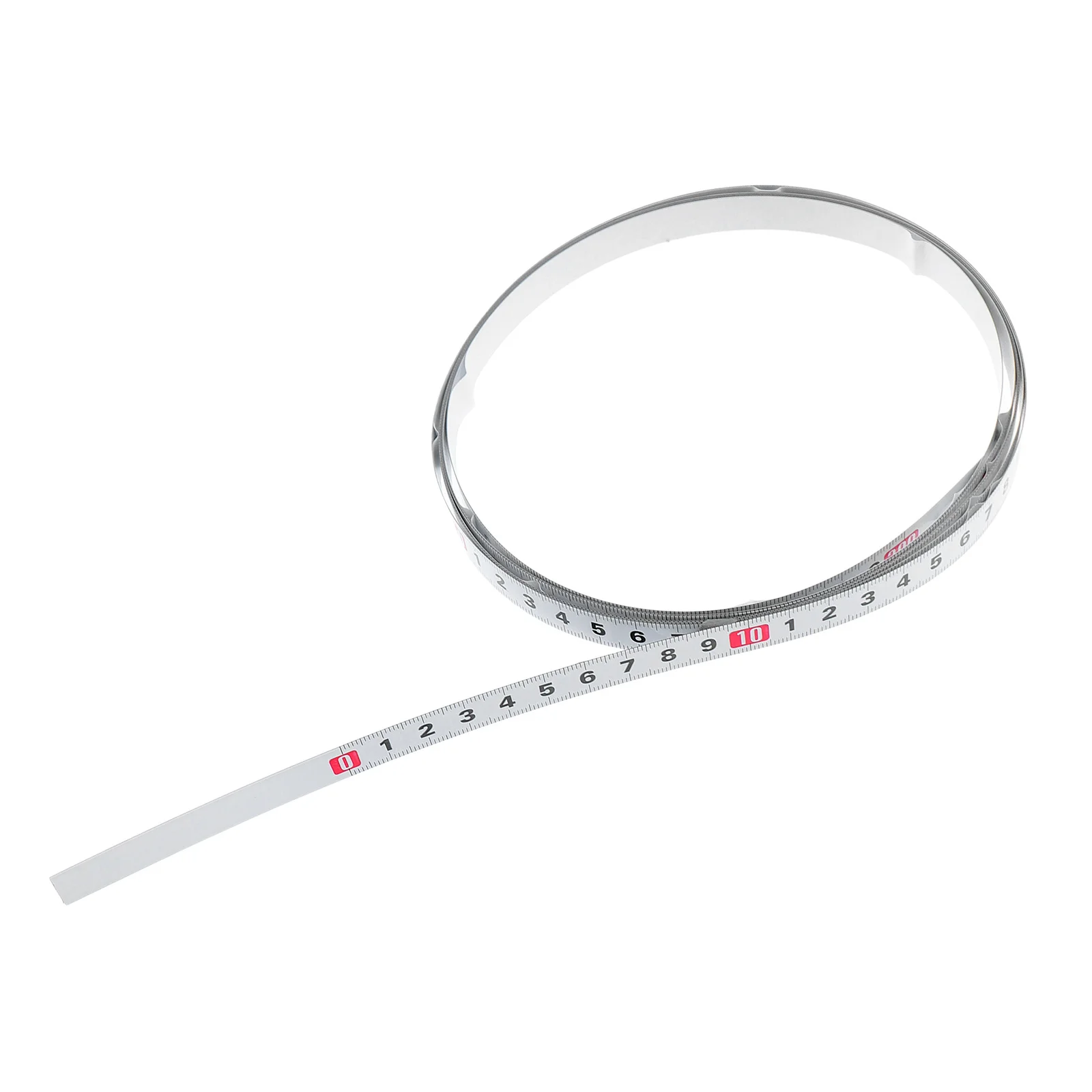 Fita métrica adesiva régua de aço carbono fita métrica pegajosa para máquina de costura de madeira bancada flexível métrica