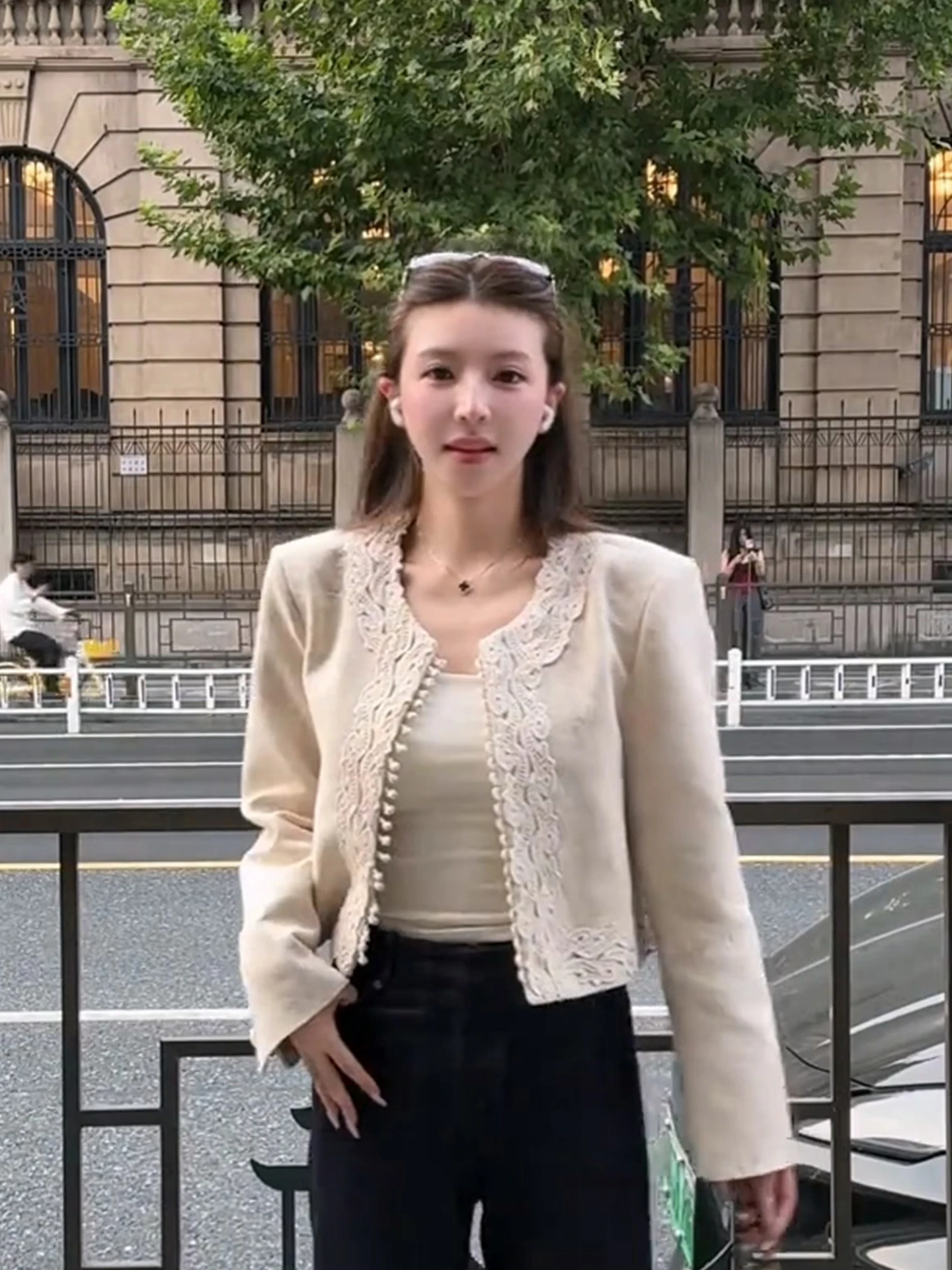 Início do outono único ort outerwear feminino faion sle pequena fraança vento jaet topo high-end sentimento ort casaco