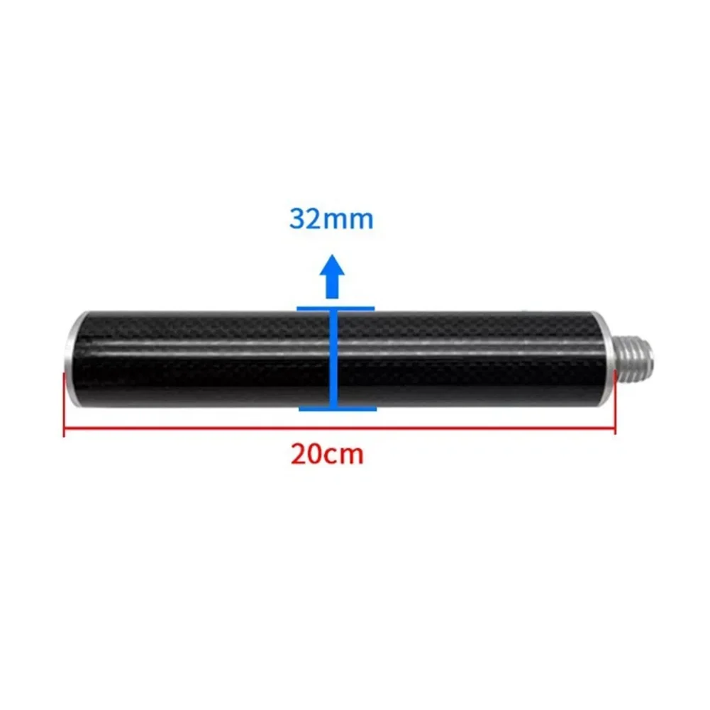 32mm Diameter Carbon Fiber Surveying Extension Pole with 5/8 x 11 Thread Suitable for GPS Rods Lengths 10 to 50cm for Field Use