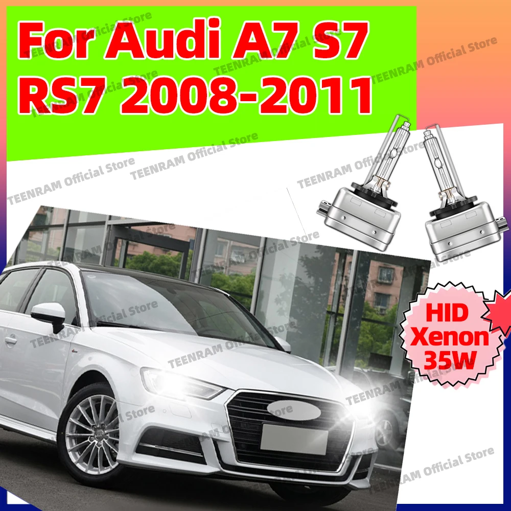 

2x для Audi A7 S7 RS7 2008 2009 2010 2011 HID Xenon D3 D3S Фара 12 В Быстрая яркая HID лампа 6000K 8000K 10000K Фара 35 Вт