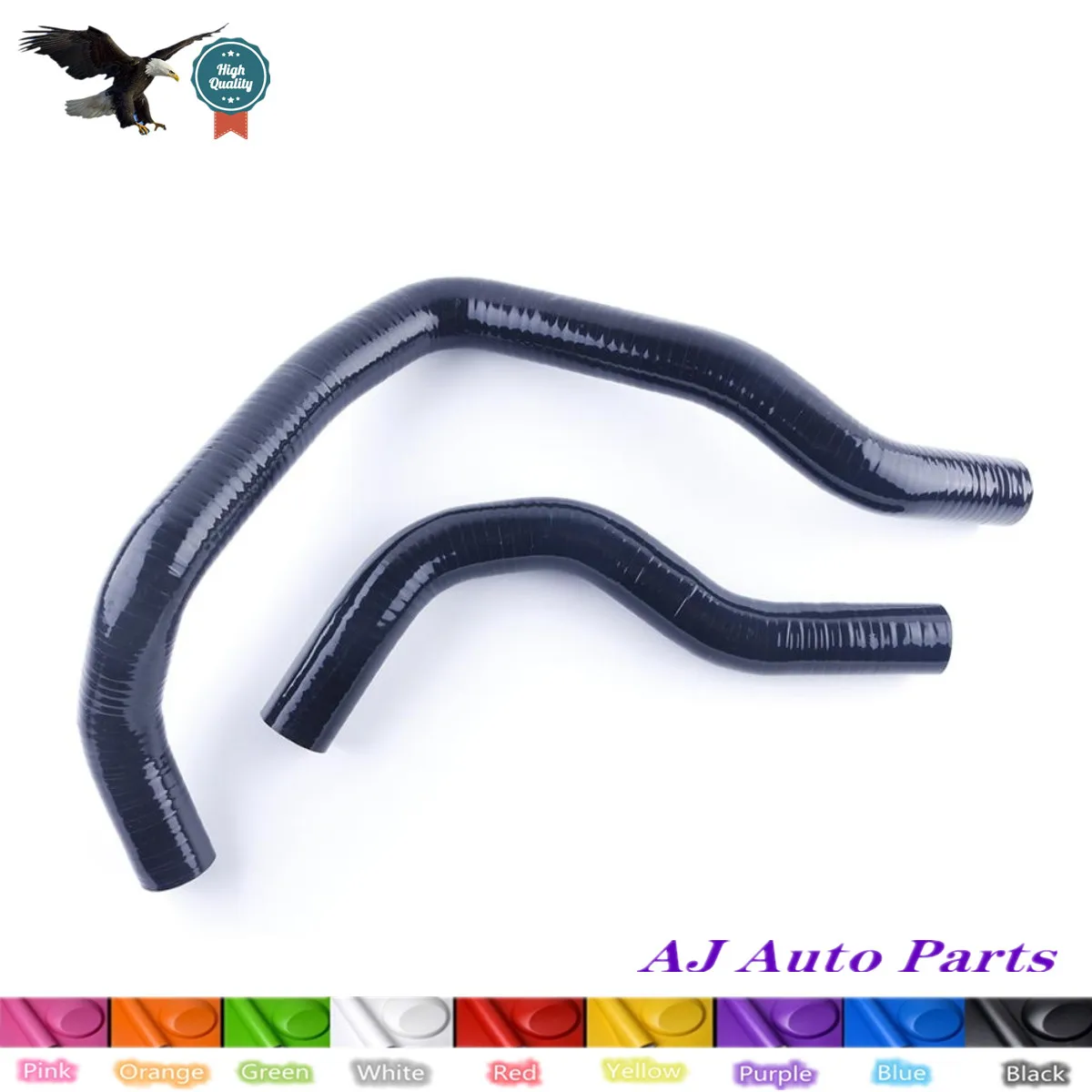 For 1988-1991 Honda Civic CRX SiR VT EE8/9 EF8/9 B16A SILICONE RADIATOR HOSE（3-PLY Hose ）