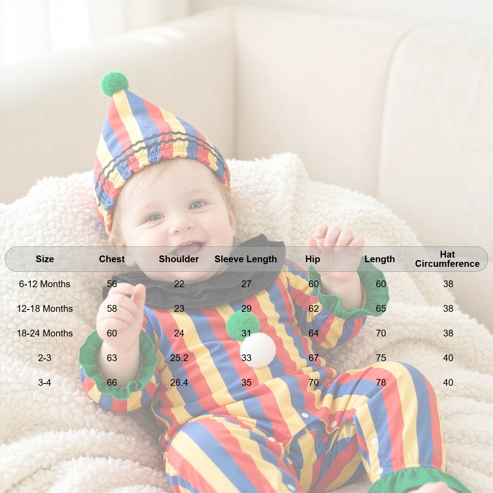 Baby Mädchen Halloween Gruseliger Clown Cosplay Kostüm Langarm Layered Rüschen Grau Joker Kleid Strampler Karneval Party Outfit – Detail 2