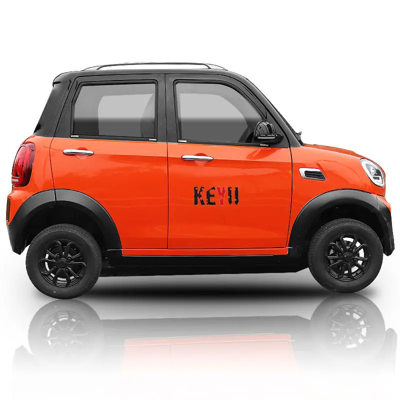 Четырехколесный электрический мини-автомобиль, полностью закрытый автомобиль новой энергии для взрослых, экологически чистый и зеленый