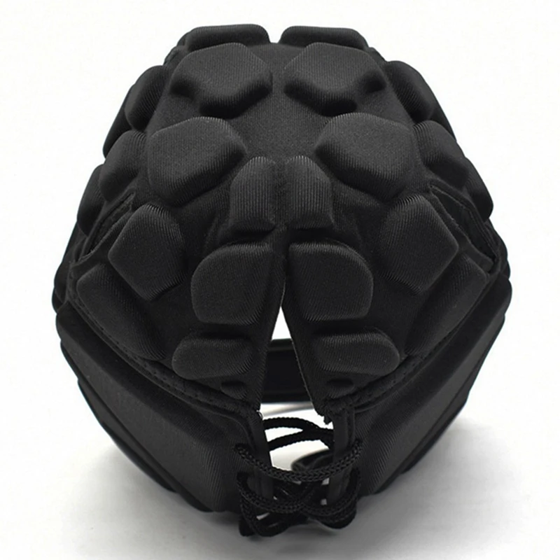 Football Goalkeeper Head Protector Cap Rugby Helmet Head Guard Adult Kids EVA Shockproof Headgear Soccer Goalie Headguard Hats