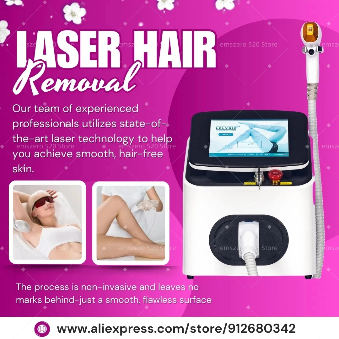 

New Summer Ice Platinum 3 Wavelength 808nm Diode Laser 808 Hair Removal Machine Salon or Home Use Remover