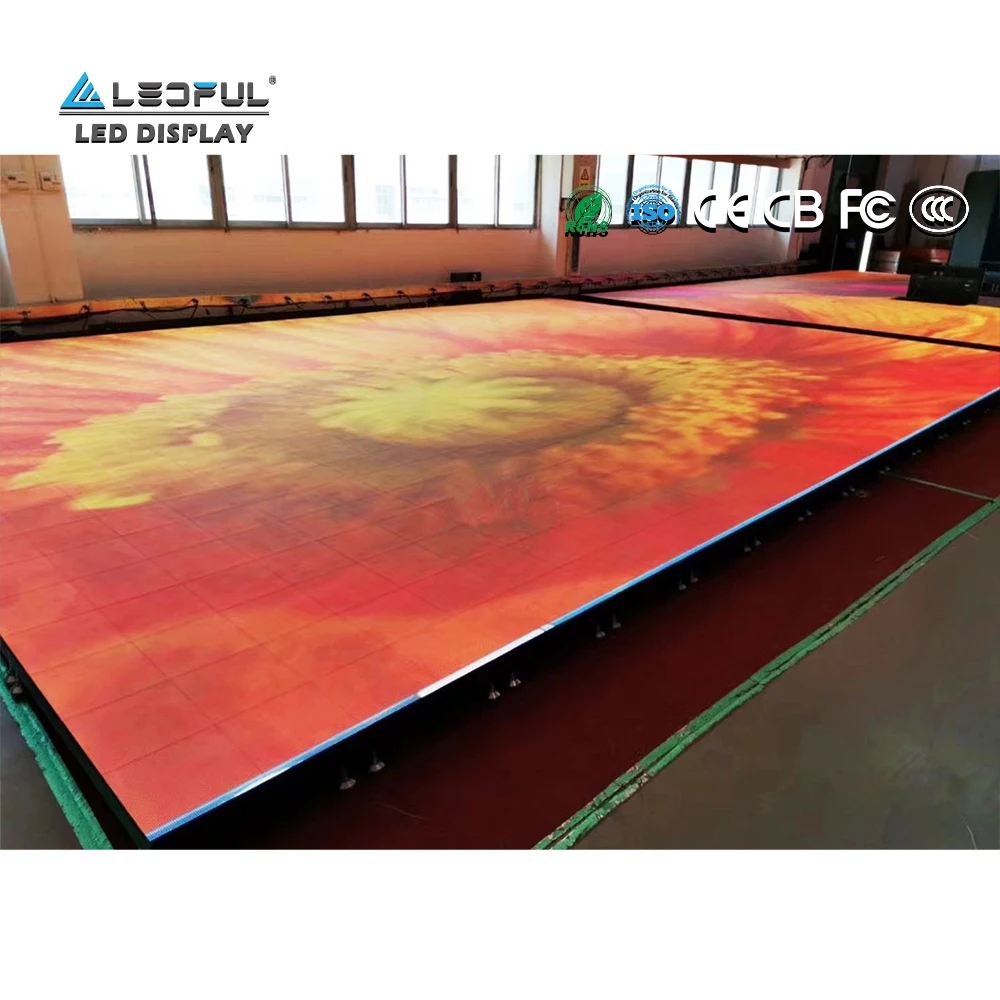

P2.9 P3.9 P4.8 P5.2 P6.2 Peasy Installation Floor Stand Dance Floor Underground LED Screen