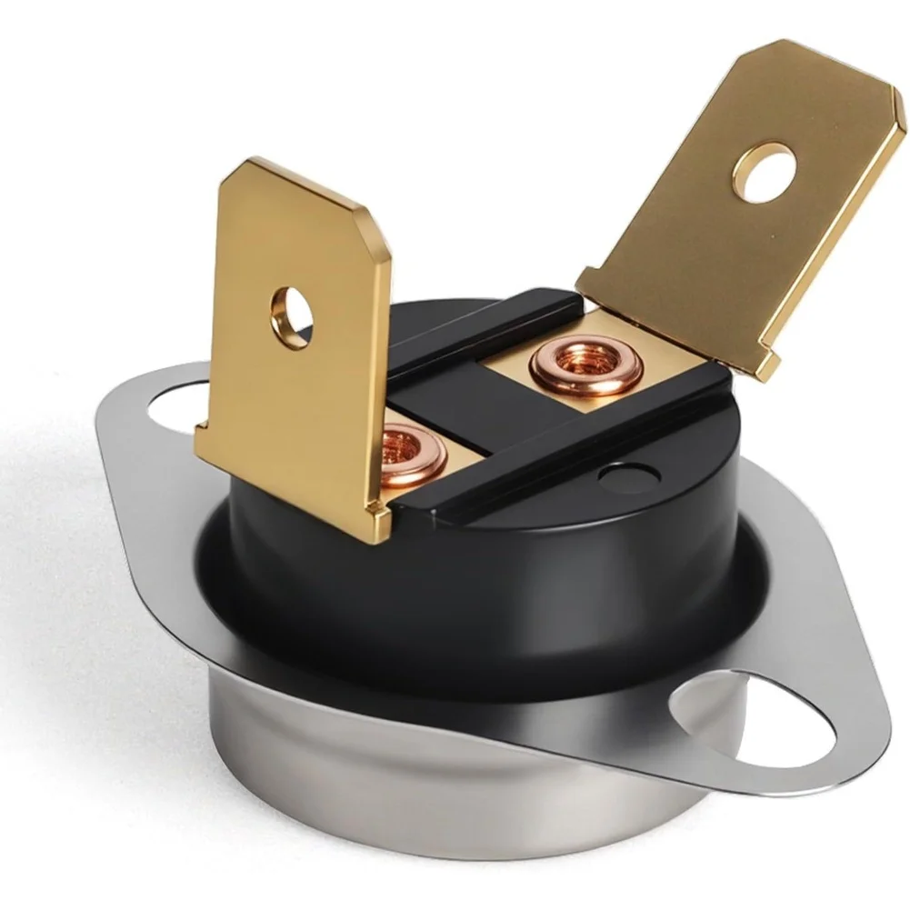 

Черный термостат для сушилки, термостат с функцией защиты от перегрева, термостат, биметаллический датчик, простая установка