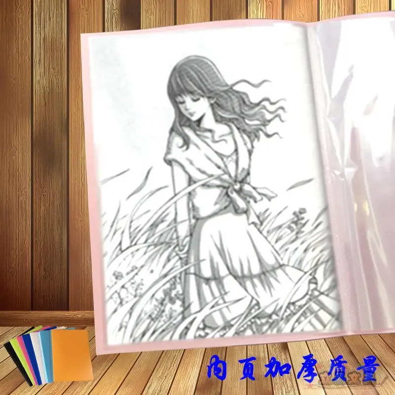 Map Map Map 4K Art Opslag Schets Boek A2 Kunstboek Transparant Invoegen Tas Engineering Tekeningen Gegevensboek Mappen