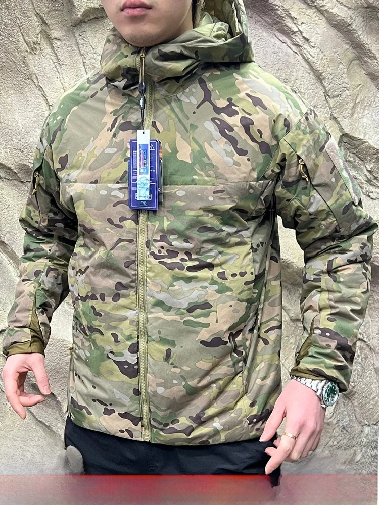 

Tactical Series Heat Retention Technology Waterproof Men's Outdoor Thiened Warm Cotton Jaet Hooded Casual Sle Camouflag...