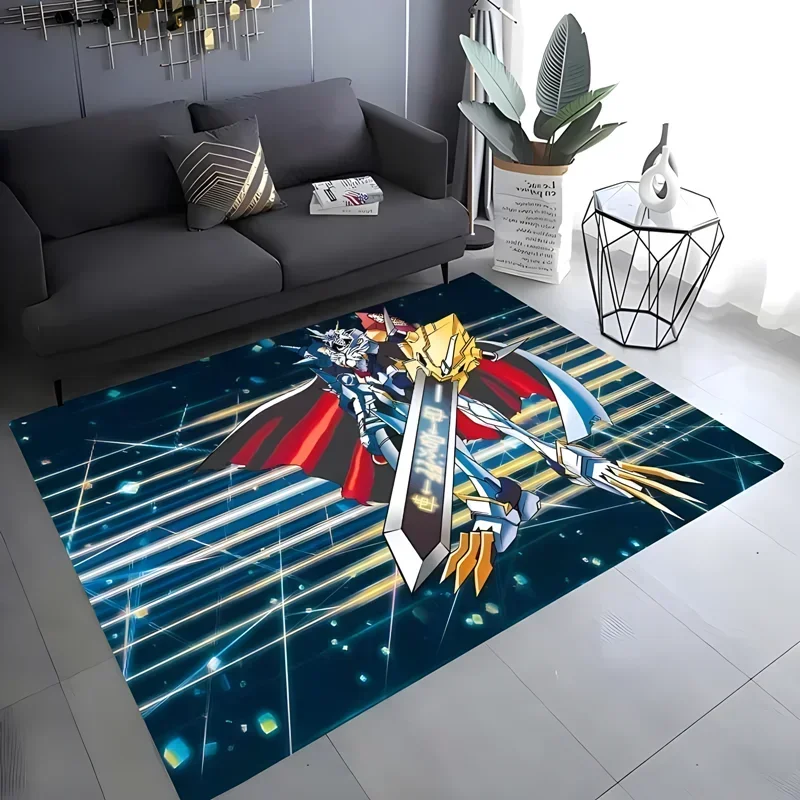 Digimon cartoon pattern carpet living room bedroom home decor carpet bathroom kitchen anti-slip mat exquisite birthday gift