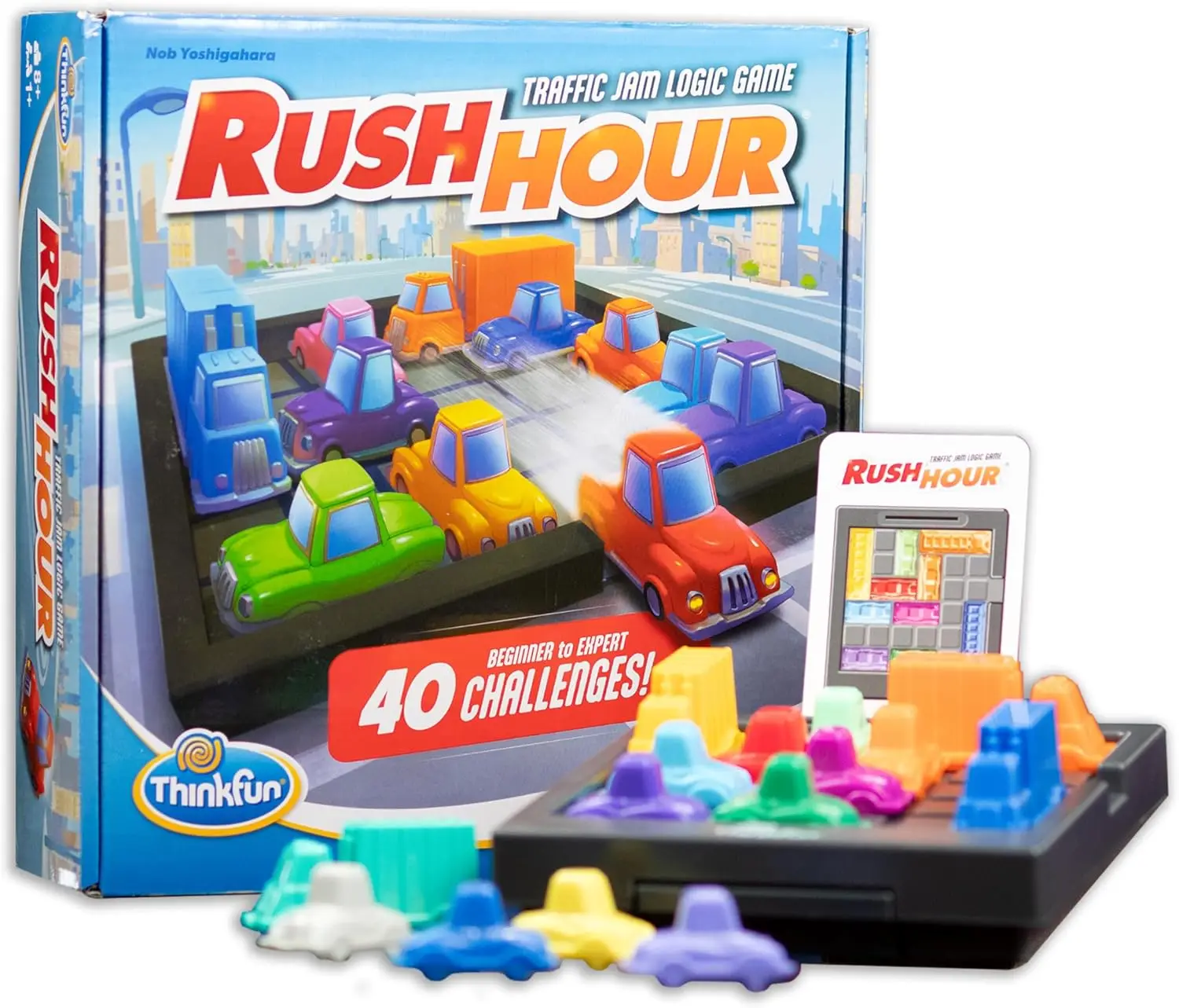

Rush Hour Traffic Jam Logic Game - STEM Toy for Kids Age 8+ - Enhances Reasoning & Planning Skills - Award-Winning