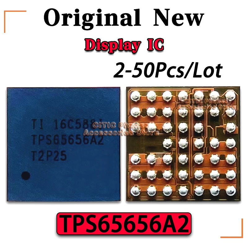 

2-50Pcs/Lot New Original TPS65656A2 65656A2 U9100 Display IC For iPhone 12 Serires 12Mini 12Pro 12ProMax Backlight Light Chip